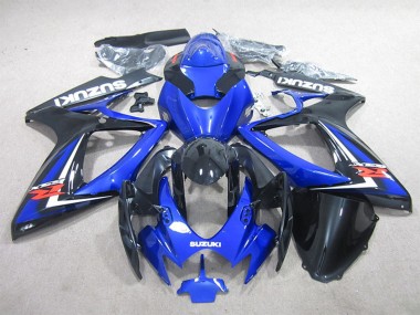 Lojas Carenagem Moto Suzuki GSXR 600 2006-2007 - Azul Branco Preto Brilhante Vermelho