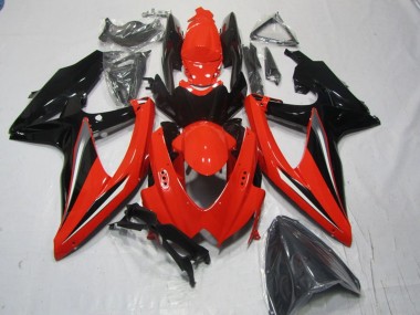 Lojas Carenagens Moto Suzuki GSXR 600 2008-2010 - Vermelho Preto