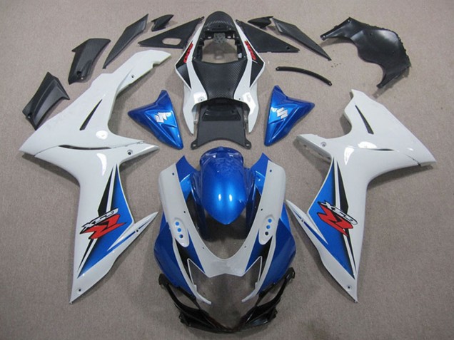 Lojas Carenagens Moto Suzuki GSXR 600 2011-2024 - Branco Azul Preto Vermelho
