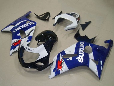 Lojas Carenagens Moto Suzuki GSXR 750 2001-2003 - Azul Branco