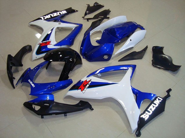 Lojas Carenagens Moto Suzuki GSXR 750 2006-2007 - Branco Azul Preto Brilhante Vermelho