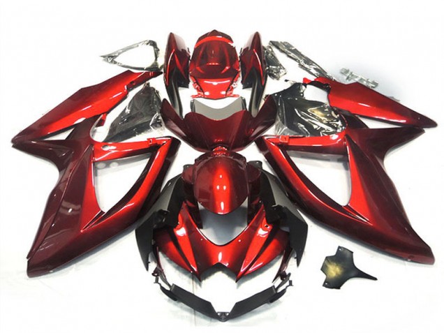Lojas Carenagens Moto Suzuki GSXR 750 2008-2010 - Vermelho Brilhante