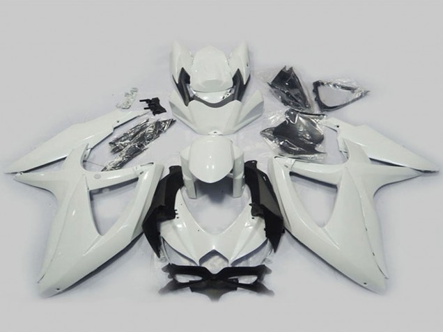 Lojas Carenagens Moto Suzuki GSXR 750 2008-2010 - Branco Pérola