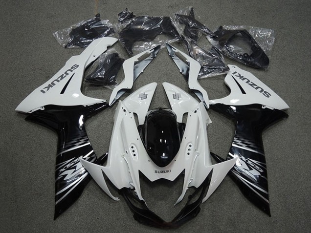Lojas Carenagens Moto Suzuki GSXR 750 2011-2024 - Branco Preto
