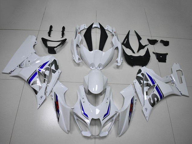 Lojas Carenagens Moto Suzuki GSXR 1000 2017-2024 - Branco Azul