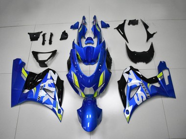 Lojas Carenagem Moto Suzuki GSXR 1000 2017-2024 - Azul Branco Verde