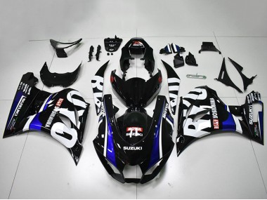Lojas Carenagens Moto Suzuki GSXR 1000 2017-2024 - Preto Branco Azul Motul