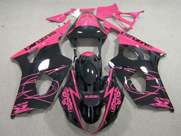 Lojas Carenagens Moto Suzuki GSXR 1000 2003-2004 - Rosa Preto