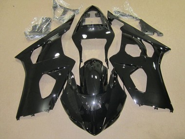 Lojas Kit Carenagens Moto Suzuki GSXR 1000 2003-2004 - Preto Brilhante