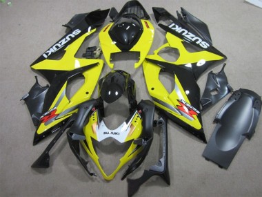 Lojas Carenagens Moto Suzuki GSXR 1000 2005-2006 - Amarelo Preto Branco Vermelho