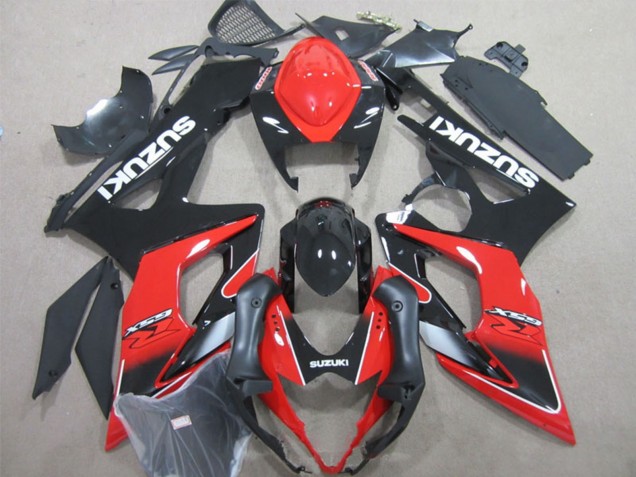 Lojas Carenagens Moto Suzuki GSXR 1000 2005-2006 - Preto Vermelho
