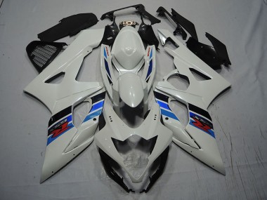 Lojas Kits Carenagem Moto Suzuki GSXR 1000 2007-2008 - Branco Azul Vermelho