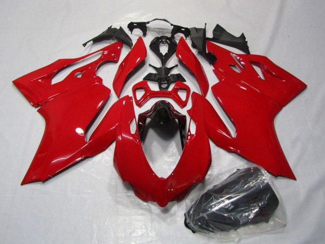 Lojas Kits Carenagens Moto Ducati 1199 2011-2014 - Vermelho