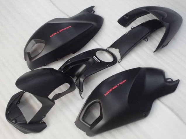 Lojas Carenagem Moto Ducati Monster 696 2008-2012 - Preto Fosco