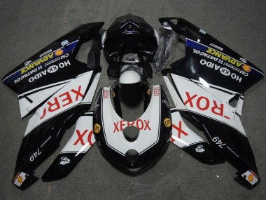 Lojas Carenagens Moto Ducati 749 2005-2006 - Branco Preto Brilhante Vermelho Xerox