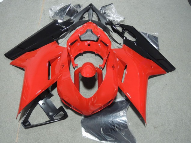 Lojas Carenagens Moto Ducati 1098 2007-2014 - Vermelho Preto
