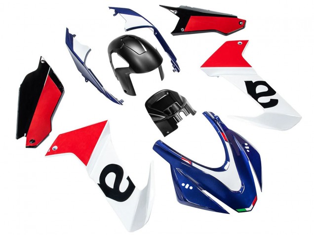 Lojas Carenagens Moto Aprilia RS660 2020-2024 - Branco Azul Vermelho