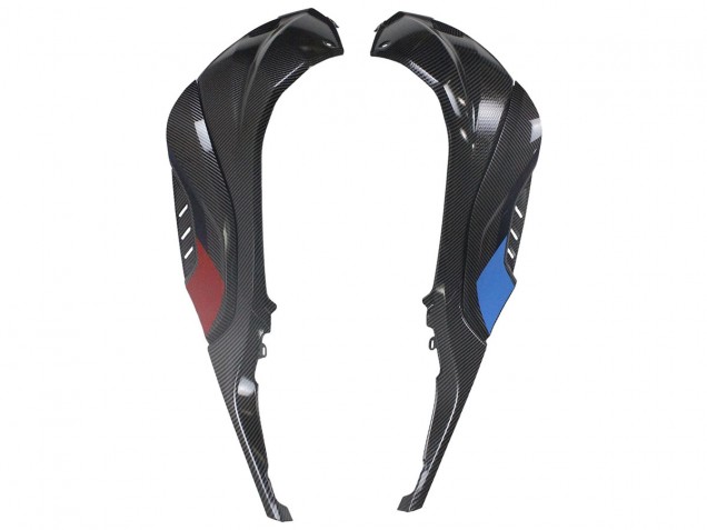 Lojas Carenagens Moto BMW S1000RR 2023-2024 - Azul Vermelho Fibra de Carbono