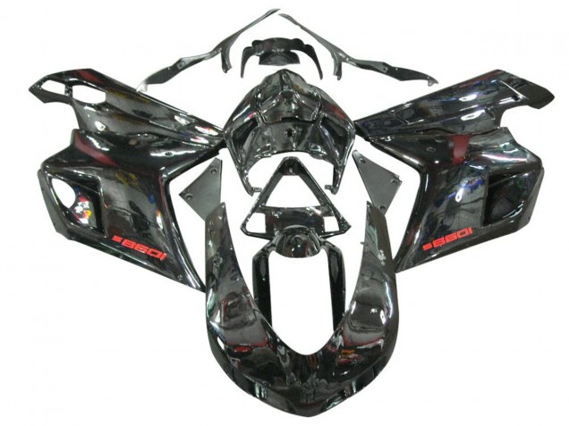 Lojas Carenagens Moto Ducati 1098 2007-2014 - Preto Brilhante