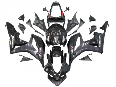 Lojas Carenagens Moto Honda CBR600RR 2007-2008 - Cinzento Preto Brilhante Decalques