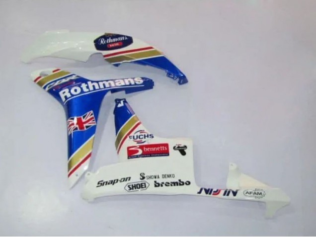 Lojas Carenagens Moto Honda CBR600RR 2007-2008 - Branco Azul Amarelo Rothmans