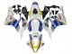 Lojas Carenagens Moto Honda CBR600RR 2007-2008 - Branco Azul Amarelo Rothmans