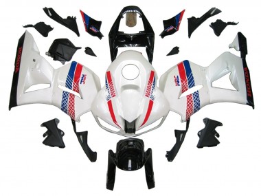 Lojas Kits Carenagem Moto Honda CBR600RR 2013-2023 - Branco Vermelho Azul