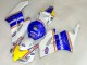 Lojas Carenagens Moto Honda CBR1000RR 2004-2005 - Branco Azul Amarelo Rothmans