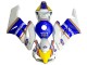 Lojas Carenagens Moto Honda CBR1000RR 2004-2005 - Branco Azul Amarelo Rothmans