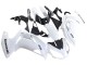 Lojas Carenagens Moto Kawasaki EX650 2012-2016 - Branco Preto