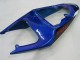 Lojas Carenagens Moto Suzuki GSXR 600/750 2004-2005 - Azul Cinzento Preto Brilhante