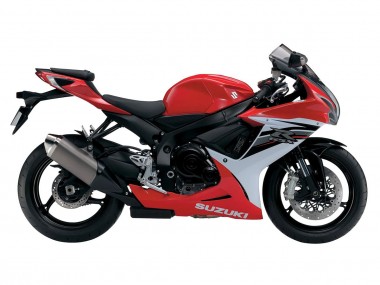 Lojas Carenagens Moto Suzuki GSXR 600/750 2011-2024 - Vermelho Branco Preto