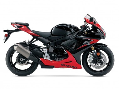 Lojas Carenagens Moto Suzuki GSXR 600/750 2011-2024 - Vermelho Preto Brilhante