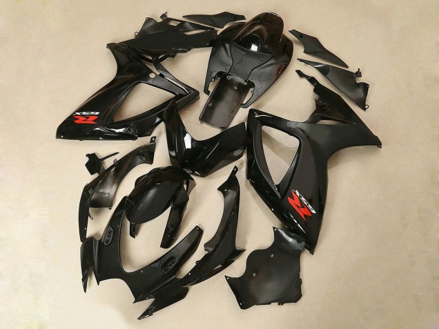 Lojas Carenagem Moto Suzuki GSXR 600/750 2006-2007 - Preto Brilhante
