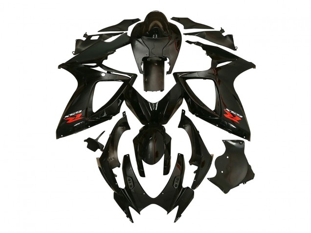 Lojas Carenagem Moto Suzuki GSXR 600/750 2006-2007 - Preto Brilhante