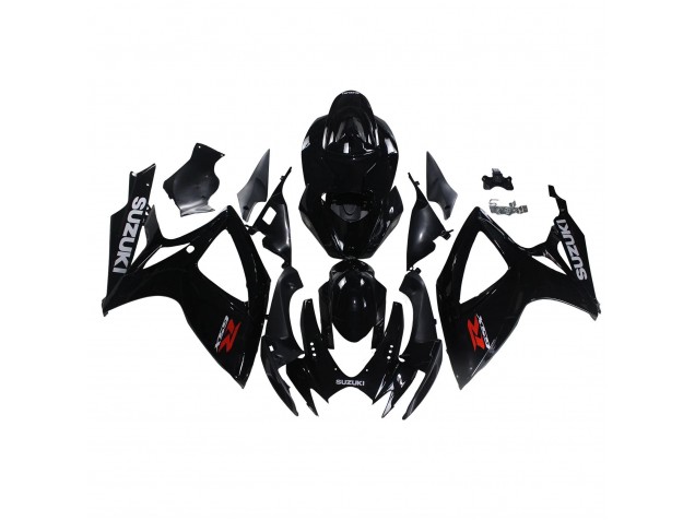 Lojas Carenagens Moto Suzuki GSXR 600/750 2006-2007 - Preto Brilhante