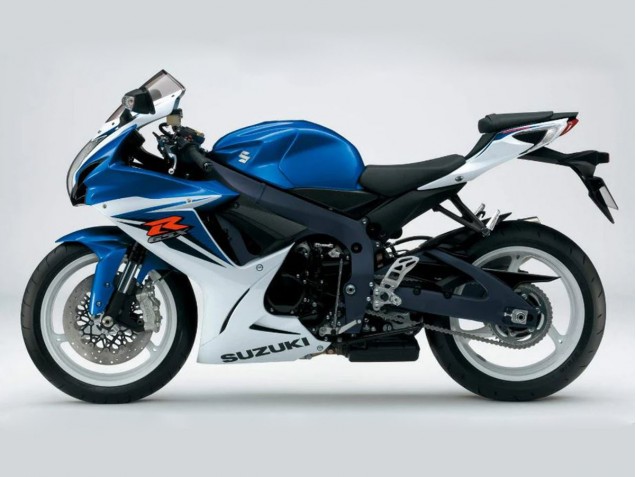 Lojas Carenagens Moto Suzuki GSXR 600/750 2011-2024 - Azul Branco