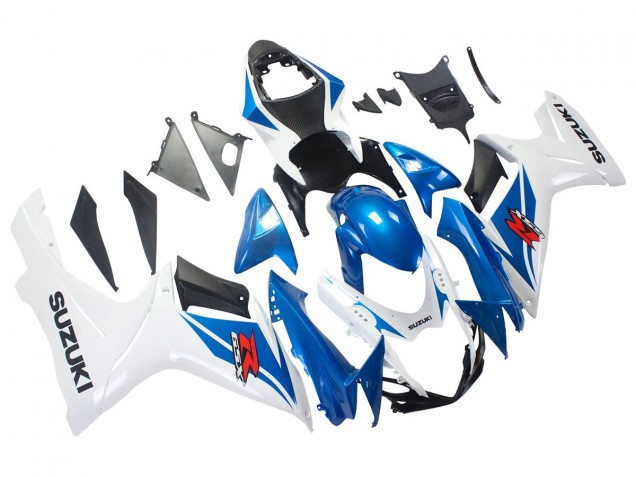 Lojas Carenagens Moto Suzuki GSXR 600/750 2011-2024 - Azul Branco