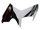 Lojas Carenagens Moto Suzuki GSXR 600/750 2011-2024 - Branco Preto Brilhante