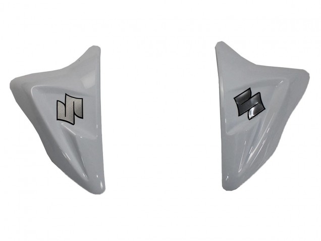 Lojas Carenagens Moto Suzuki GSXR 600/750 2011-2024 - Branco Preto Brilhante