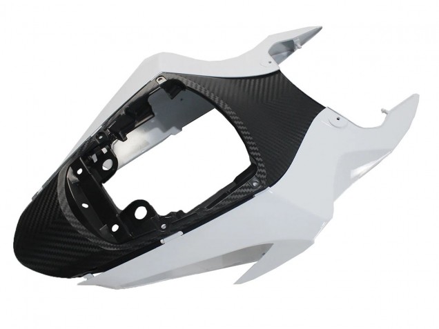 Lojas Carenagens Moto Suzuki GSXR 600/750 2011-2024 - Branco Preto Brilhante