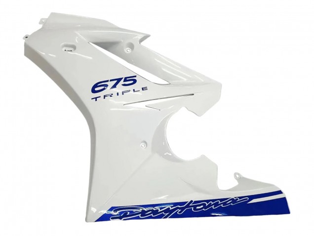 Lojas Carenagens Moto Triumph Daytona 675 2006-2008 - Branco Azul
