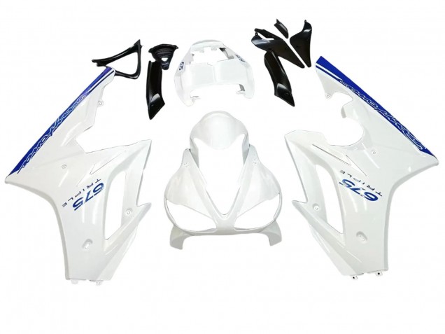 Lojas Carenagens Moto Triumph Daytona 675 2006-2008 - Branco Azul
