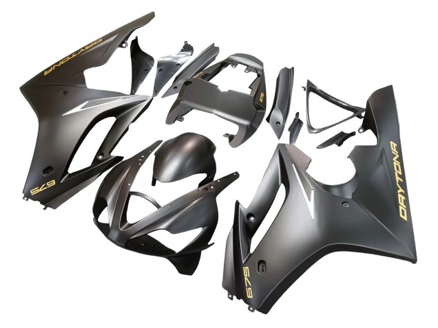Lojas Carenagens Moto Triumph Daytona 675 2006-2008 - Preto Fosco
