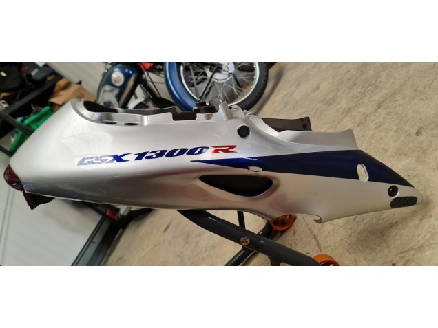 Lojas Carenagens Moto Suzuki GSXR 1300 Hayabusa 1996-2007 - Azul Branco