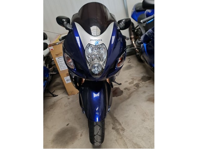 Lojas Carenagens Moto Suzuki GSXR 1300 Hayabusa 1996-2007 - Azul Branco