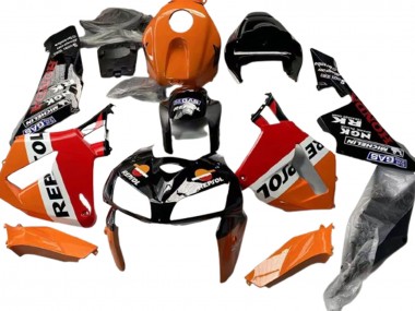 Lojas Carenagens Moto Honda CBR600RR 2005-2006 - Preto Laranja Branco Vermelho Repsol