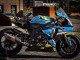 Lojas Carenagens Moto Yamaha YZF R1 2015-2019 - Azul Amarelo Tubarão