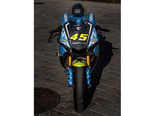 Lojas Carenagens Moto Yamaha YZF R1 2015-2019 - Azul Amarelo Tubarão