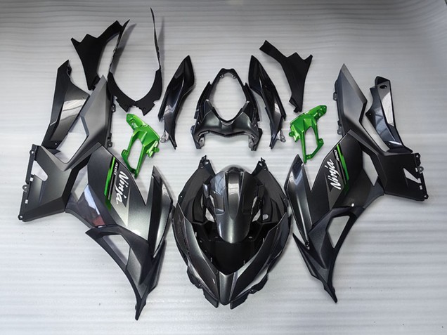 Lojas Carenagens Moto Kawasaki EX400 2018-2024 - Preto Brilhante Preto Fosco Verde Branco